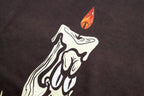 𝗞𝗔𝗦𝗔𝗢 𝗠𝗔𝗗𝗘®︎ FW24 “The FlameDo ” Tee Washed Brown