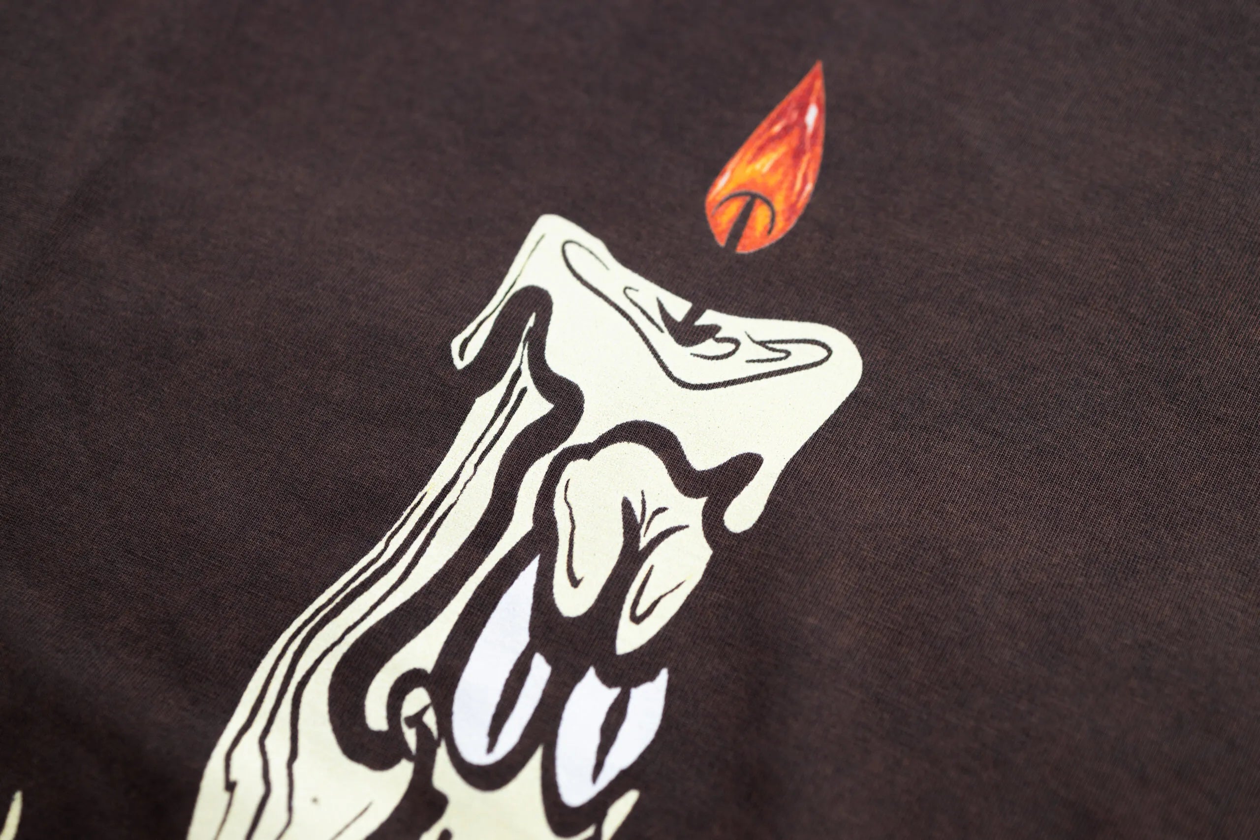 𝗞𝗔𝗦𝗔𝗢 𝗠𝗔𝗗𝗘®︎ FW24 “The FlameDo ” Tee Washed Brown