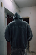 𝗞𝗔𝗦𝗔𝗢 𝗠𝗔𝗗𝗘®︎ FW24 “The FlameDo” Hoodie Washed Dark Navy