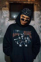 𝗞𝗔𝗦𝗔𝗢 𝗠𝗔𝗗𝗘®︎ FW24 “Champion’s Legacy” Hoodie Washed Dark Navy (預購需等待四周到貨，商品為手工製作耗時較久）