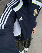 Adidas x Real Madrid 刺繡足球外套