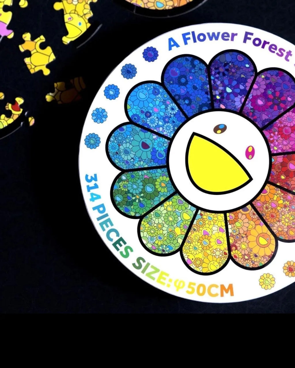 Takashi Murakami 村上隆 A Flower Forest Jigsaw Puzzle