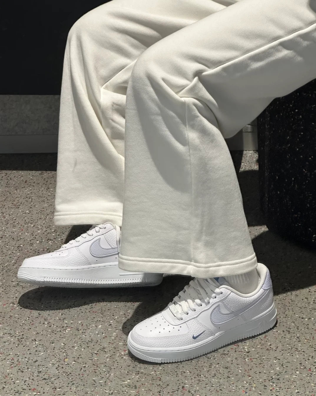 Nike Air Force 1 Low W "White Blue" 寶寶藍 迷你勾 HV2511-100