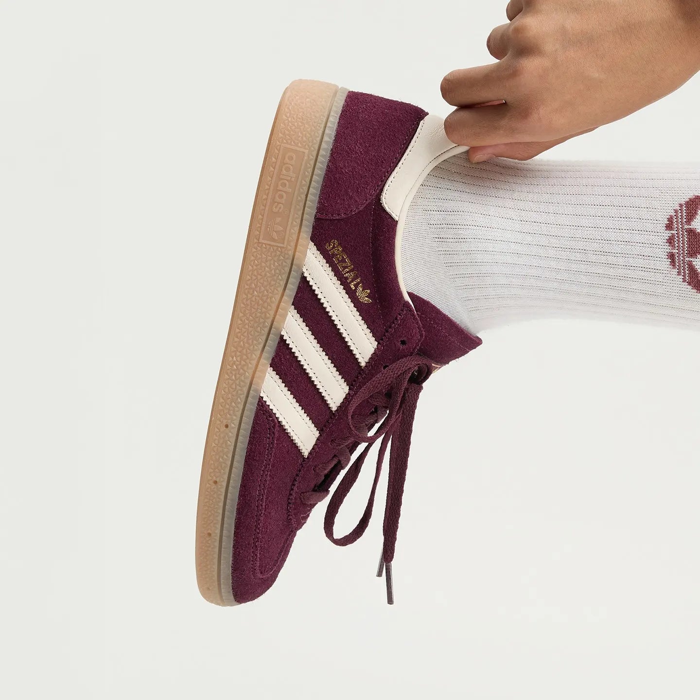 adidas HANDBALL SPEZIAL 麂皮 莓果酒紅 JP8726