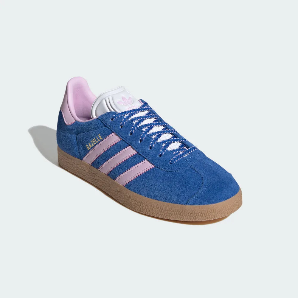 adidas GAZELLE 靛藍粉 JH7219