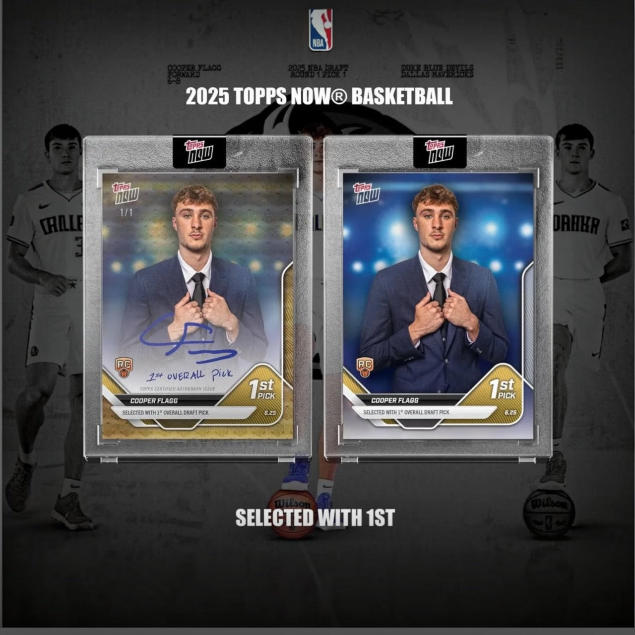 Cooper Flagg – 2025 Topps NOW® Basketball – Card D1