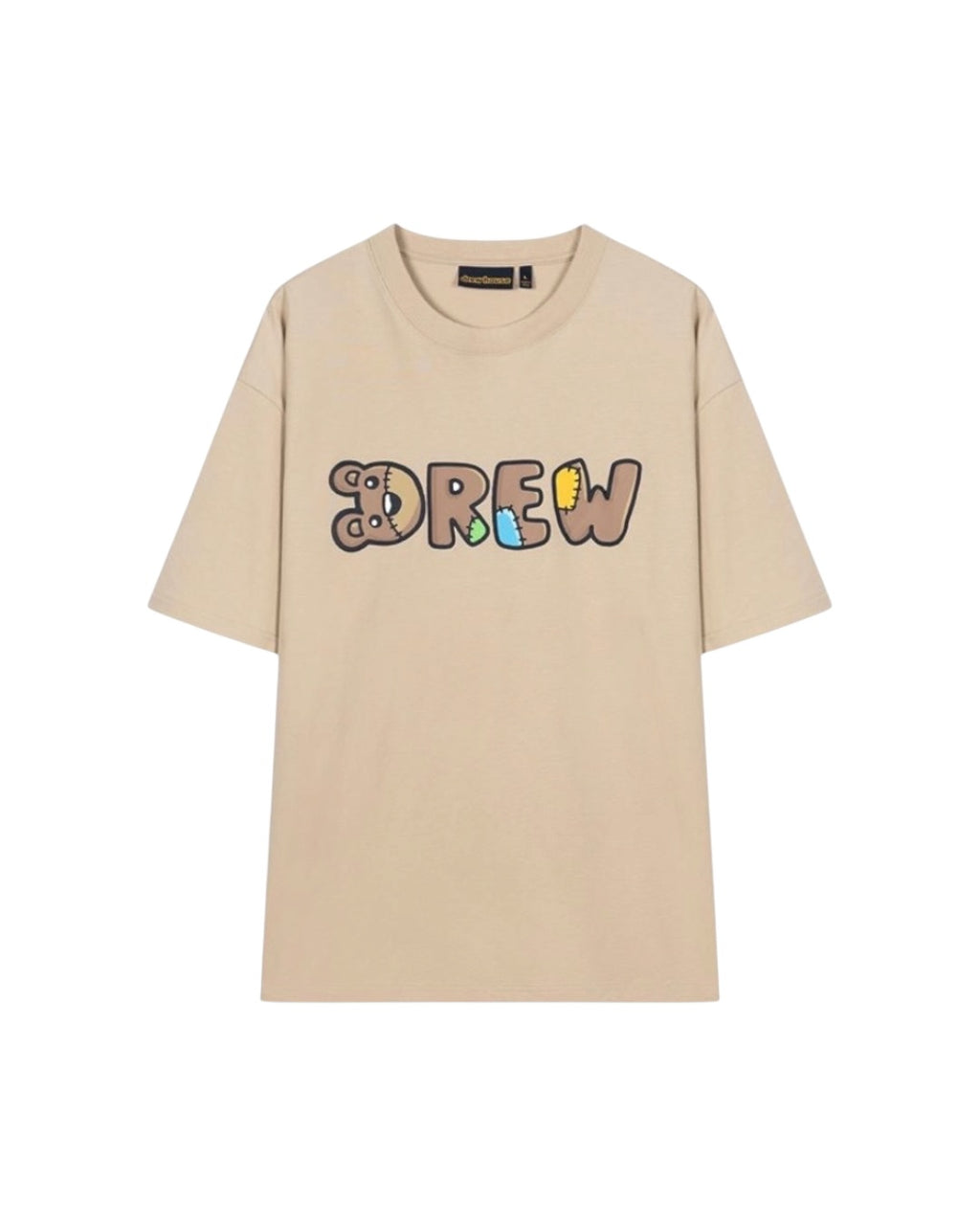Drew House 小熊字母 短袖T恤 沙色 DH-HJ2509-SA