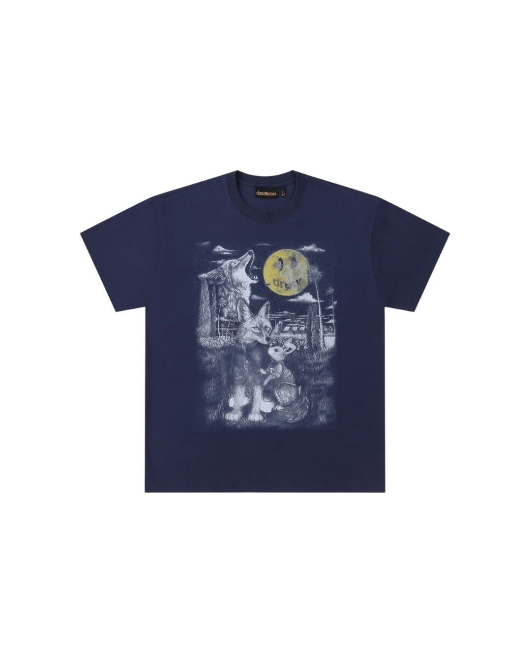 Drew House 素描狼 短袖T恤 海軍藍 DH-OEJ2621