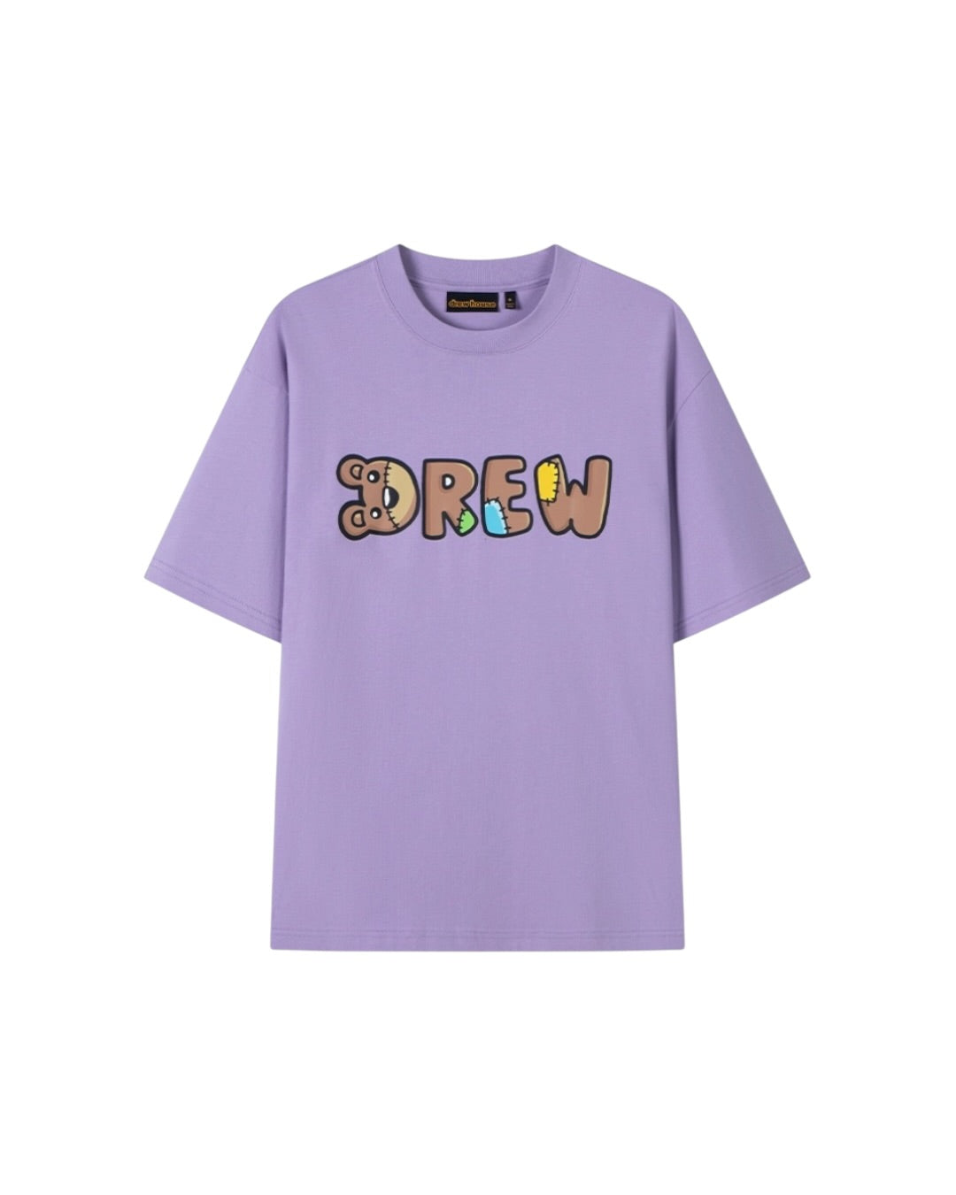 Drew House 小熊字母 短袖T恤 薰衣草紫 DH-HJ2509-LA