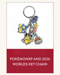 WCS 雙主視覺鑰匙圈｜PokémonXP × 2026 Worlds Key Chain｜官方商品圖