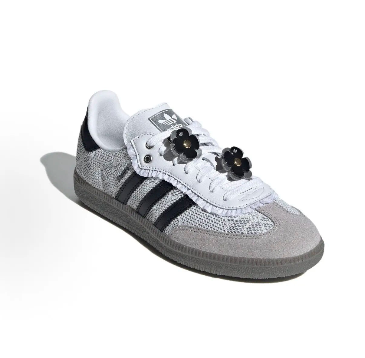 adidas originals SAMBA OG 蕾絲小花 灰 IH3371