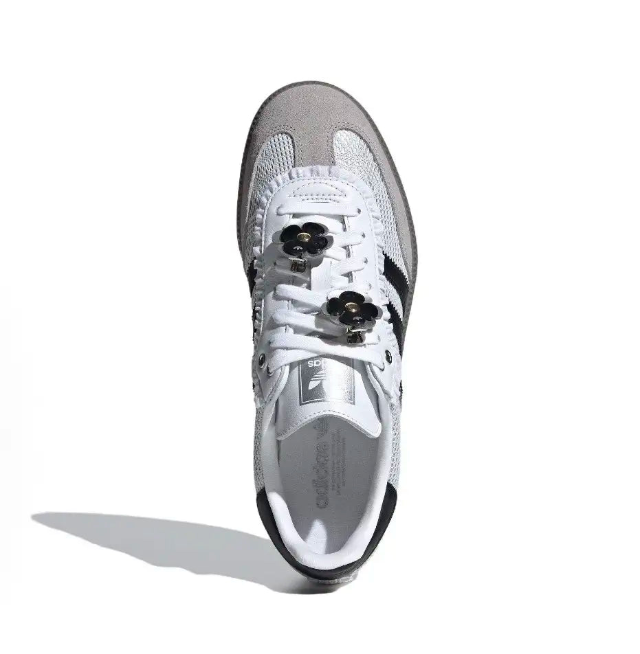 adidas originals SAMBA OG 蕾絲小花 灰 IH3371