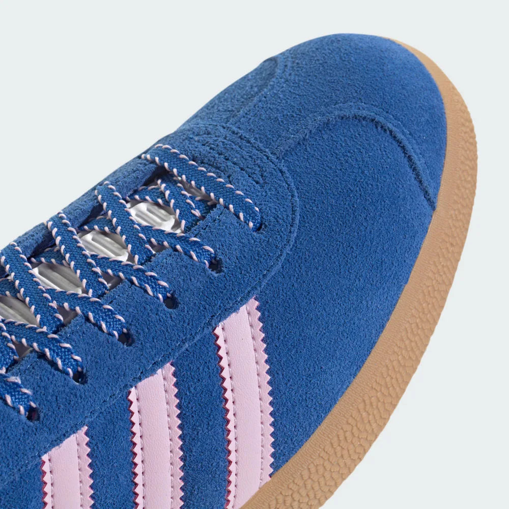 adidas GAZELLE 靛藍粉 JH7219