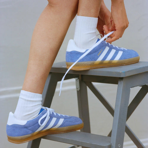 adidas GAZELLE INDOOR 寧靜藍 HQ8717