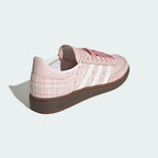 adidas HANDBALL SPEZIAL 麂皮粉 格紋小香風 JR4503