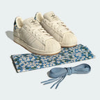 adidas SUPERSTAR II X LIBERTY LONDON 奶油色 碎花 JR8865