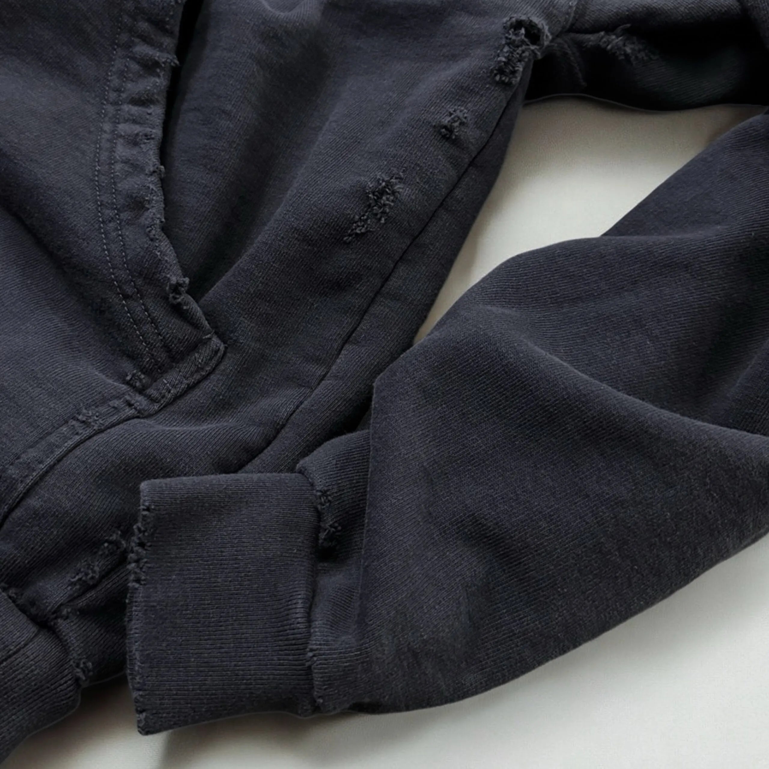 𝗞𝗔𝗦𝗔𝗢 𝗠𝗔𝗗𝗘®︎ FW24 “The FlameDo” Hoodie Washed Dark Navy