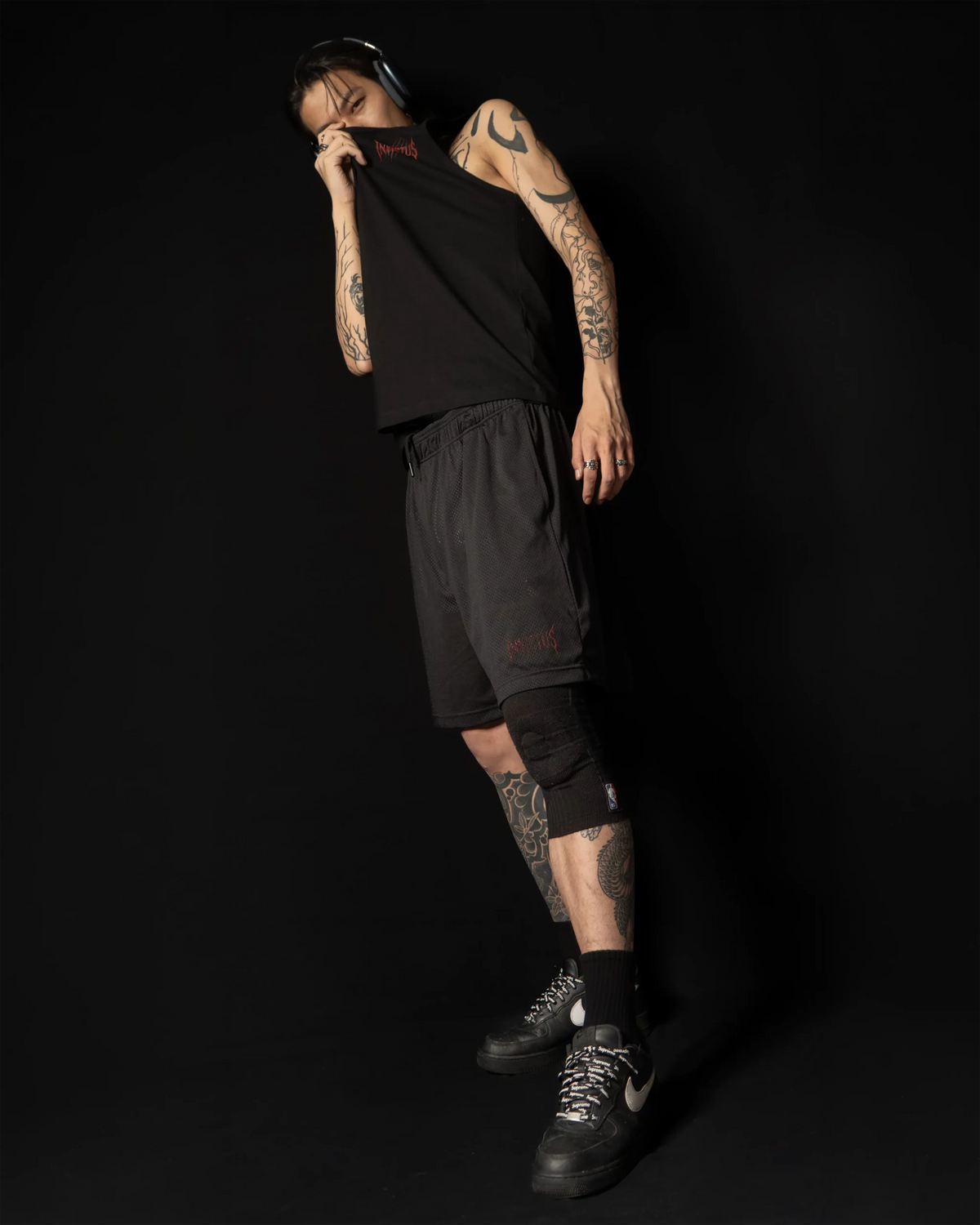 INVICTUS RADICAL MESH ATHLETIC SHORTS / 爪痕網眼球褲