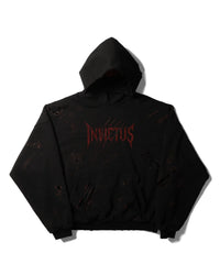 INVICTUS DESTROYED LAYERED HOODIE / 戰損彈孔雙層帽T — 1