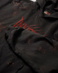 INVICTUS DESTROYED LAYERED HOODIE / 戰損彈孔雙層帽T — 40
