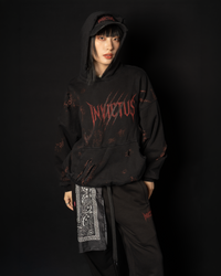 INVICTUS DESTROYED LAYERED HOODIE / 戰損彈孔雙層帽T — 17