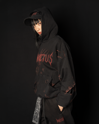INVICTUS DESTROYED LAYERED HOODIE / 戰損彈孔雙層帽T — 18