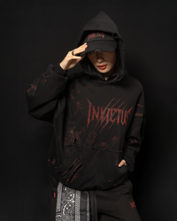 INVICTUS DESTROYED LAYERED HOODIE / 戰損彈孔雙層帽T — 20