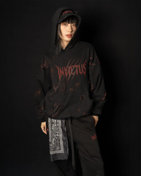 INVICTUS DESTROYED LAYERED HOODIE / 戰損彈孔雙層帽T — 17