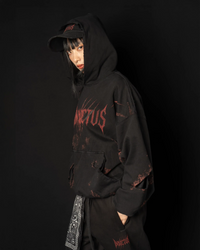 INVICTUS DESTROYED LAYERED HOODIE / 戰損彈孔雙層帽T — 18