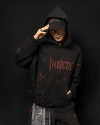 INVICTUS DESTROYED LAYERED HOODIE / 戰損彈孔雙層帽T — 20