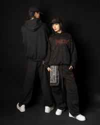 INVICTUS DESTROYED LAYERED HOODIE / 戰損彈孔雙層帽T — 28