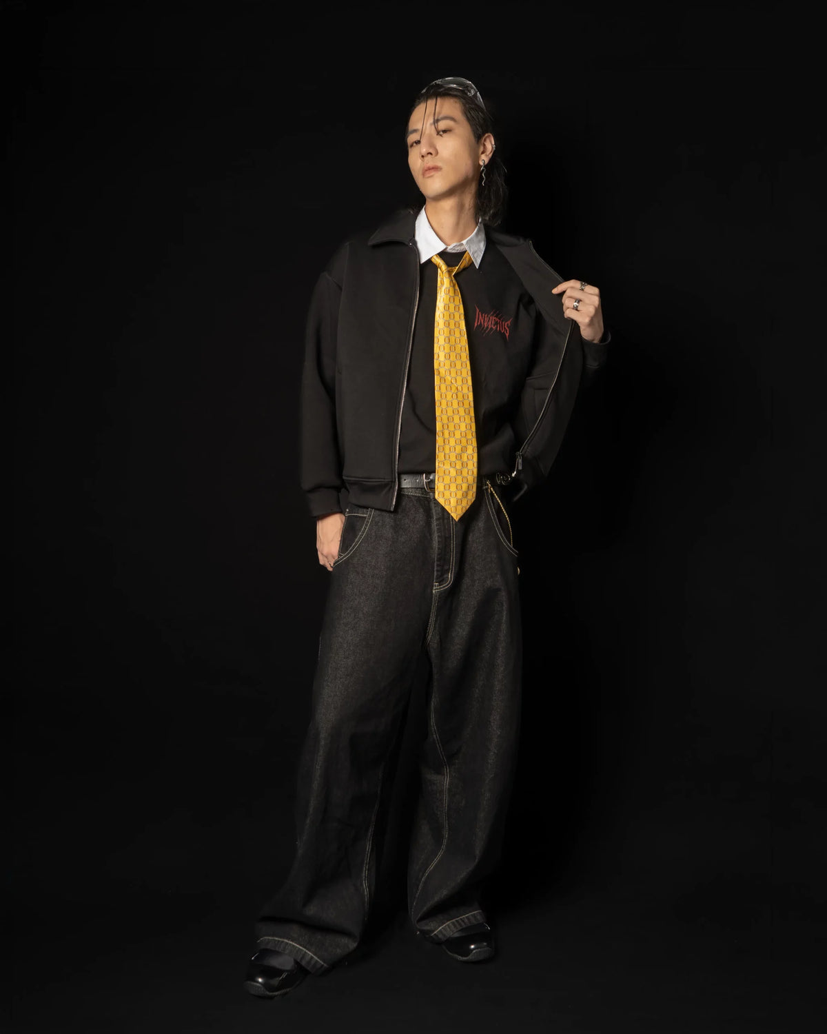 INVICTUS DOUBLE-FACED BONDED JACKET / 爪痕翻領雙層正裝夾克