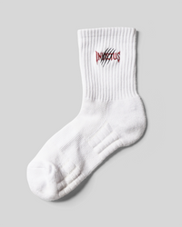 INVICTUS RADICAL TACTICAL SOCKS / 爪痕機能襪 – 白色 — 1