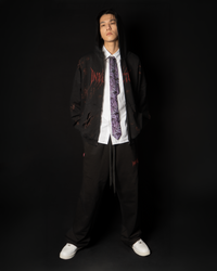 INVICTUS DESTROYED LAYERED ZIP HOODIE / 戰損彈孔雙層連帽外套 — 5