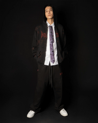INVICTUS DESTROYED LAYERED ZIP HOODIE / 戰損彈孔雙層連帽外套 — 5
