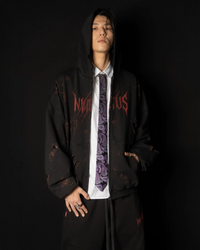 INVICTUS DESTROYED LAYERED ZIP HOODIE / 戰損彈孔雙層連帽外套 — 3