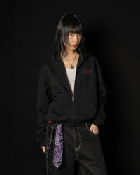 INVICTUS SILENT ICON ZIP HOODIE / 極簡爪痕拉鍊外套 — 2