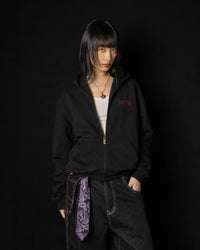 INVICTUS SILENT ICON ZIP HOODIE / 極簡爪痕拉鍊外套 — 2