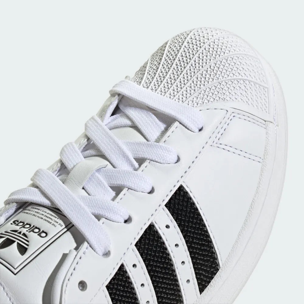 adidas SUPERSTAR II 編織三線 經典白 JP9678