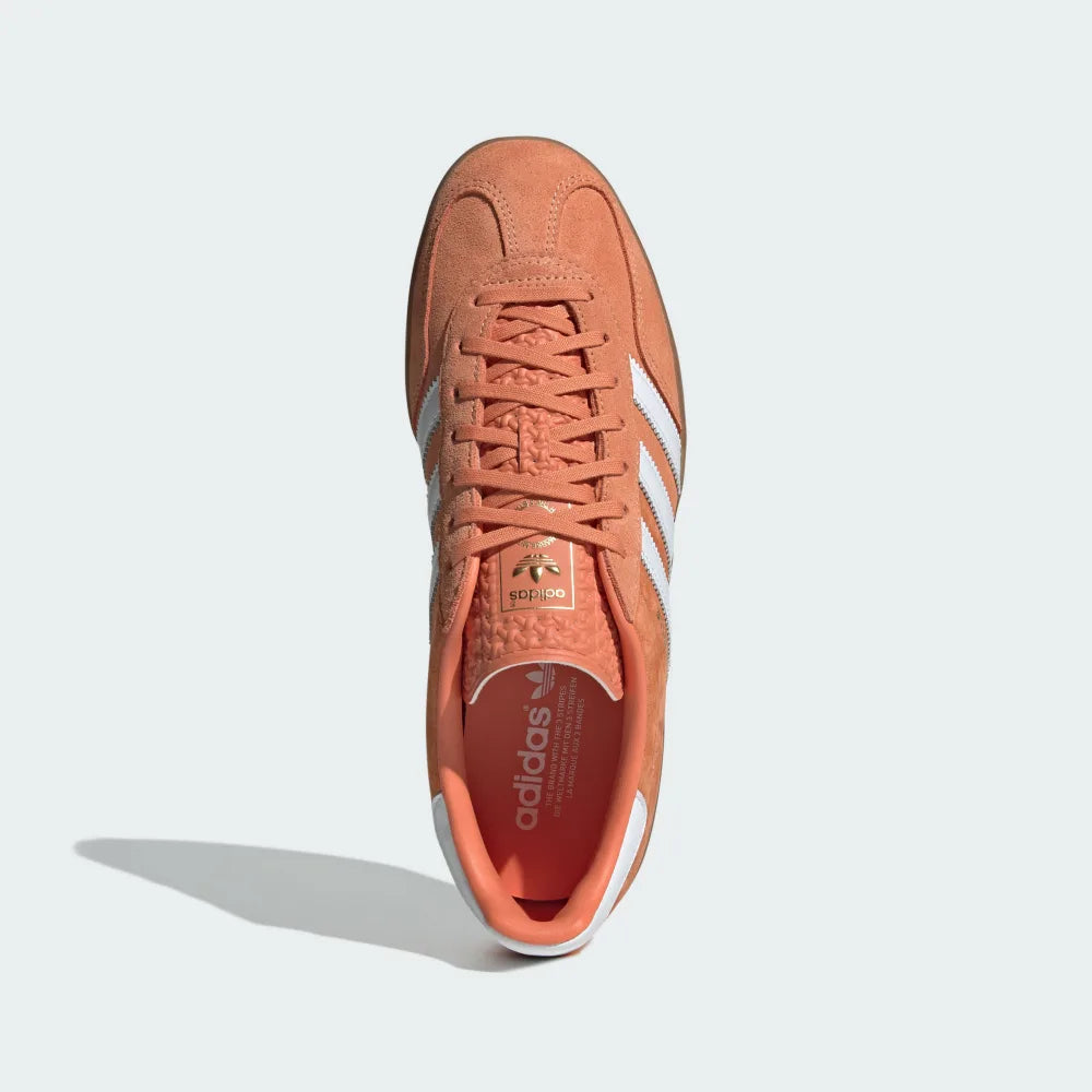 adidas GAZELLE 編織拼接 煙燻橘 JI2586