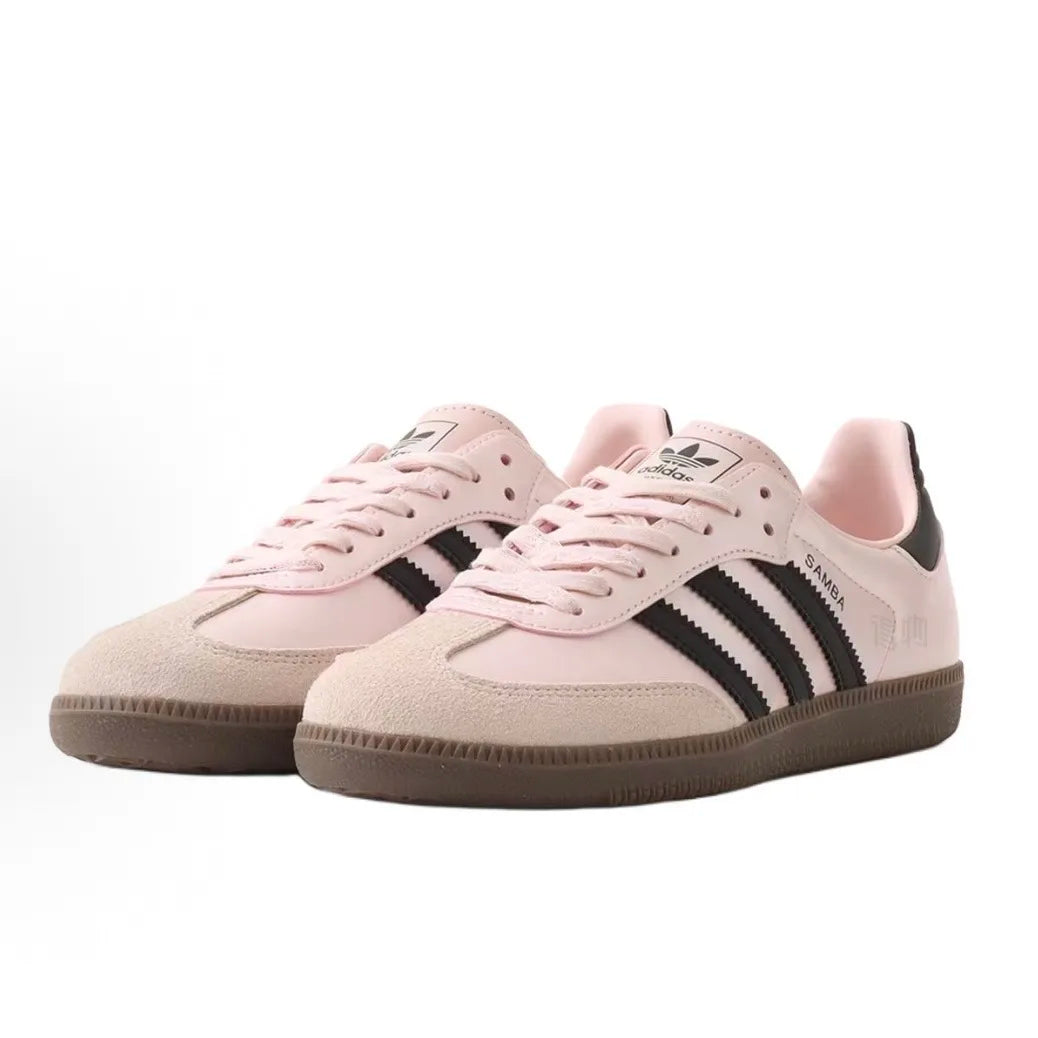 adidas originals SAMBA OG 經典款 粉黑 KJ4305