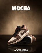 Air Jordan 1 Low Mocha 摩卡可可棕 主視覺