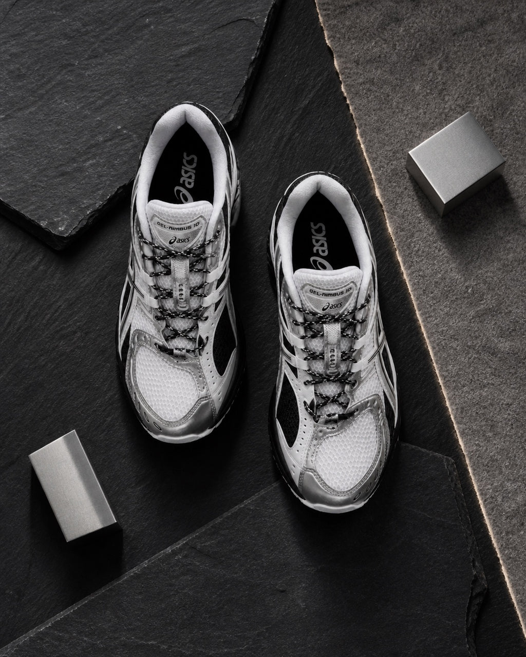 ASICS Gel-Nimbus 10.1 銀黑 金屬 復古 液態銀 銀灰 機能 慢跑 1203A543-113 - 商品圖 3