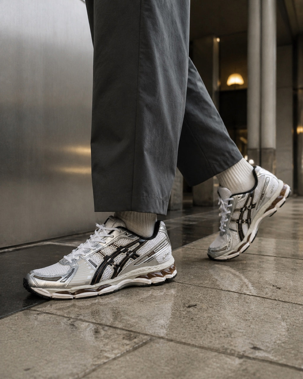 Asics Gel Kayano 12.1 白棕 解構 機能 復古 避震 1203A759-104 - 商品圖 2