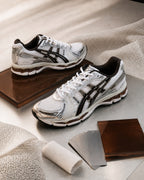 Asics Gel Kayano 12.1 白棕 解構 機能 復古 避震 1203A759-104 - 商品圖 3