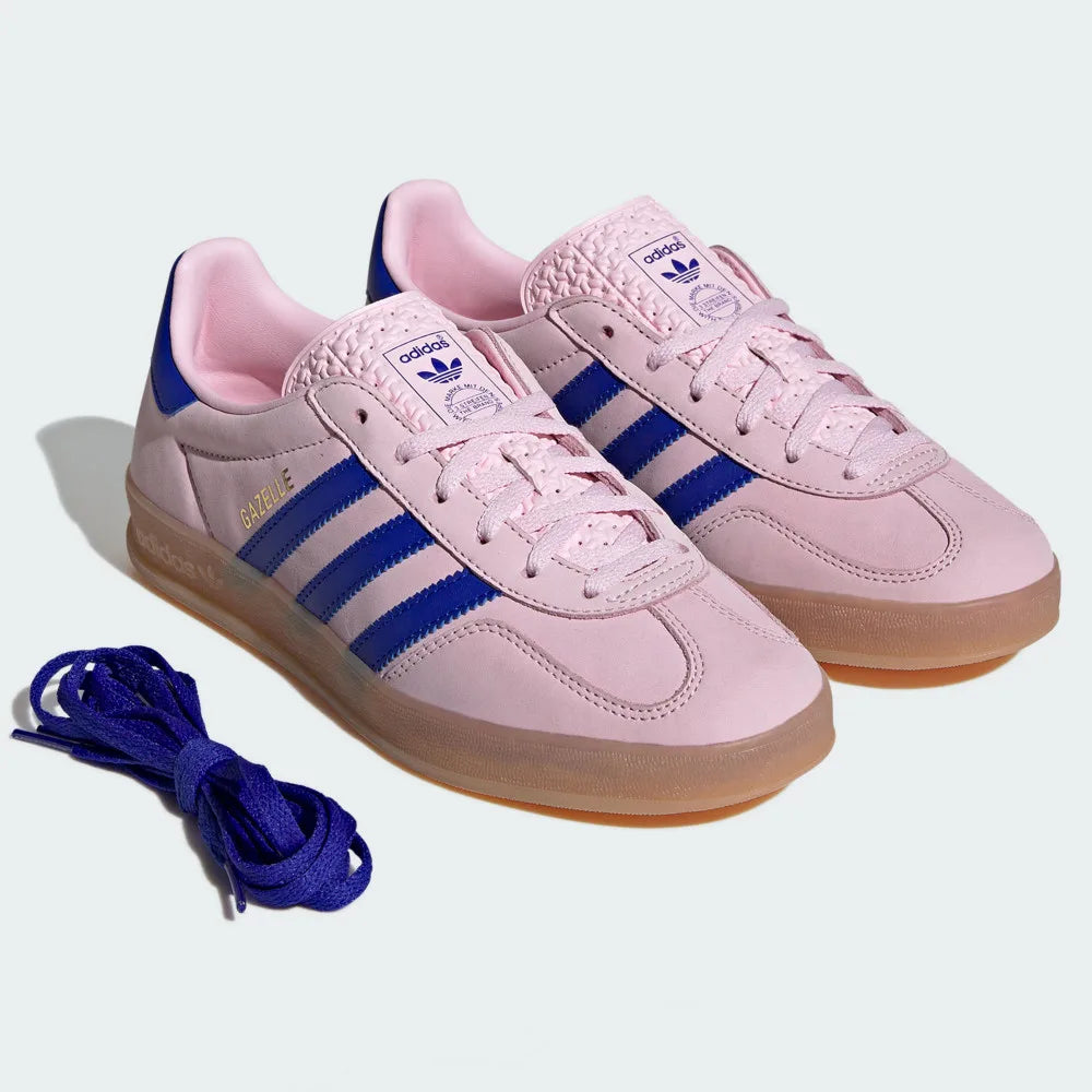 adidas GAZELLE 編織拼接 粉 JI1371