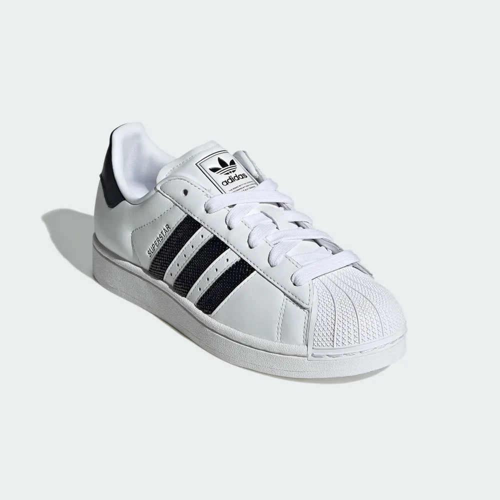 adidas SUPERSTAR II 編織三線 經典白 JP9678