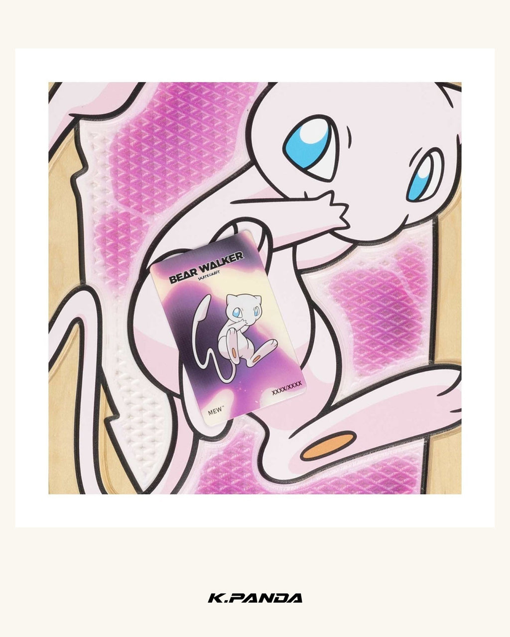 Pokémon Center × Bear Walker 夢幻滑板｜Pokémon Center 官方商品圖 3