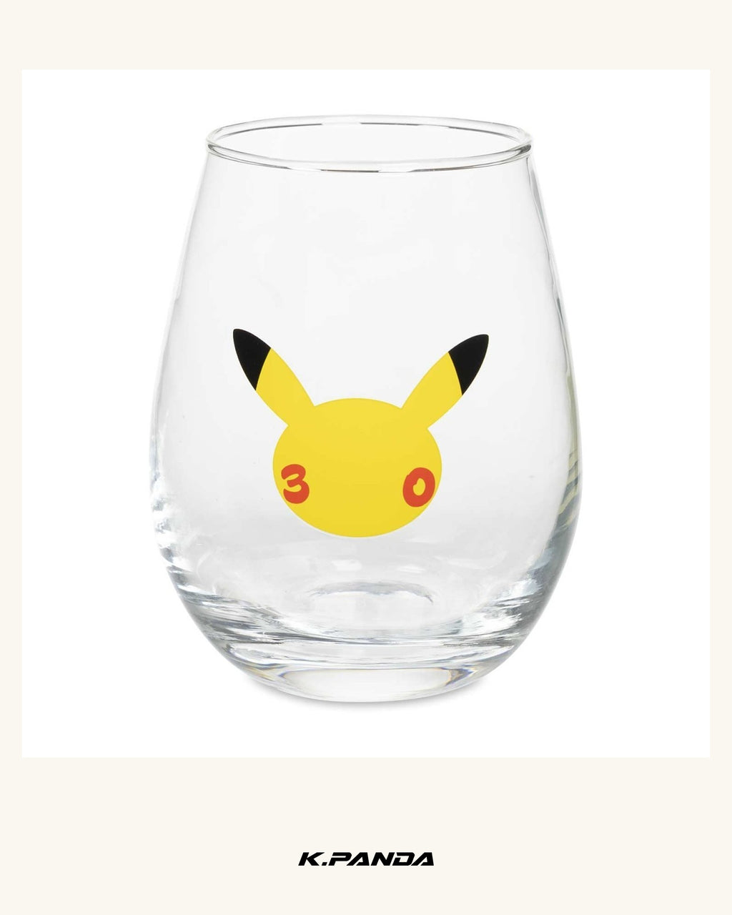 Pokémon 30 週年限定無梗玻璃杯 2 入組｜Pokémon Center 官方商品圖 2