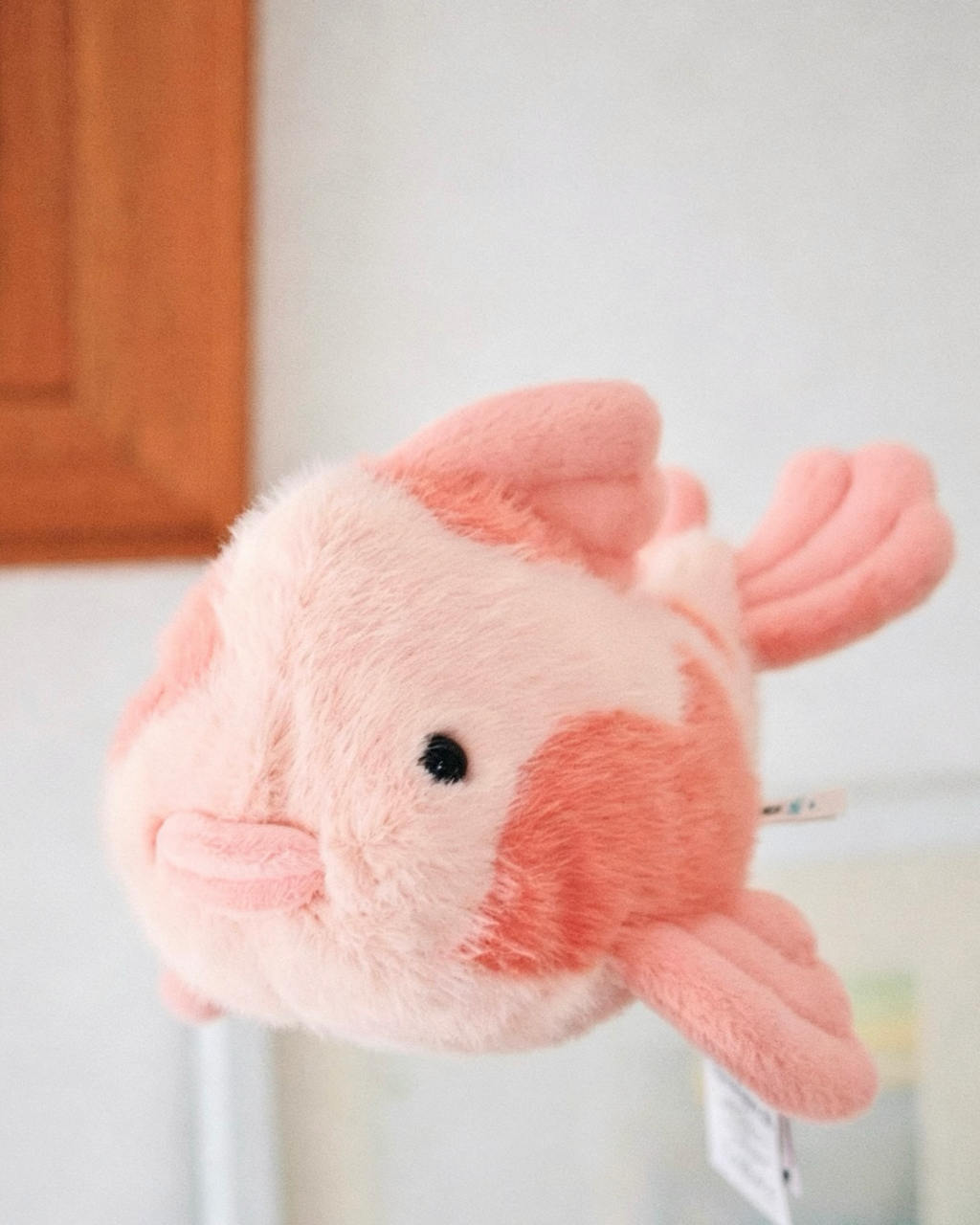 JELLYCAT 2026夏季新品 嘶嘶唇 錦鲤 粉色 魚 毛絨 娃娃 11cm